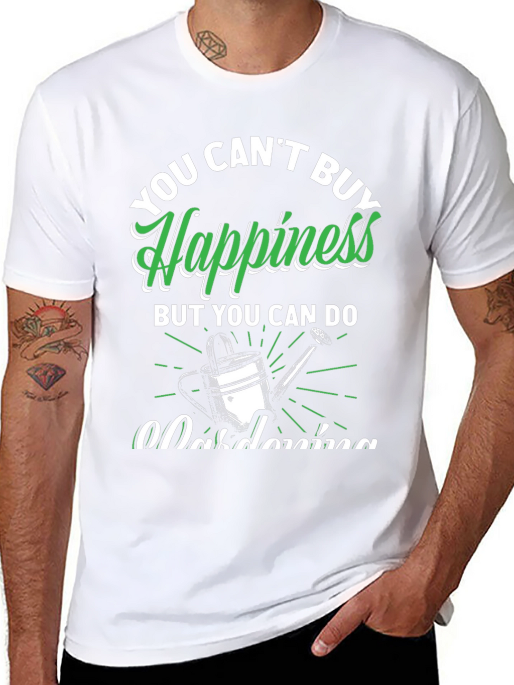 Gardening Happiness Graphic T-Shirt
