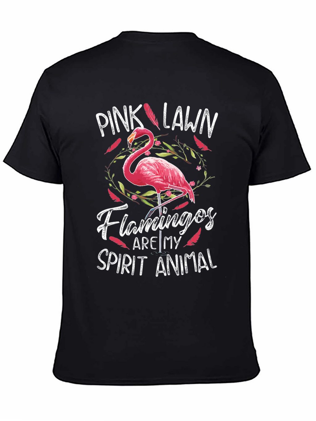 Pink Lawn Flamingos Spirit Animal T-Shirt