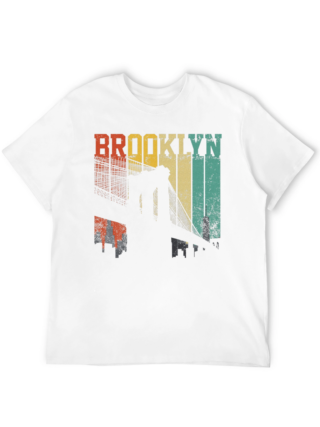 Brooklyn Bridge Retro Graphic T-Shirt