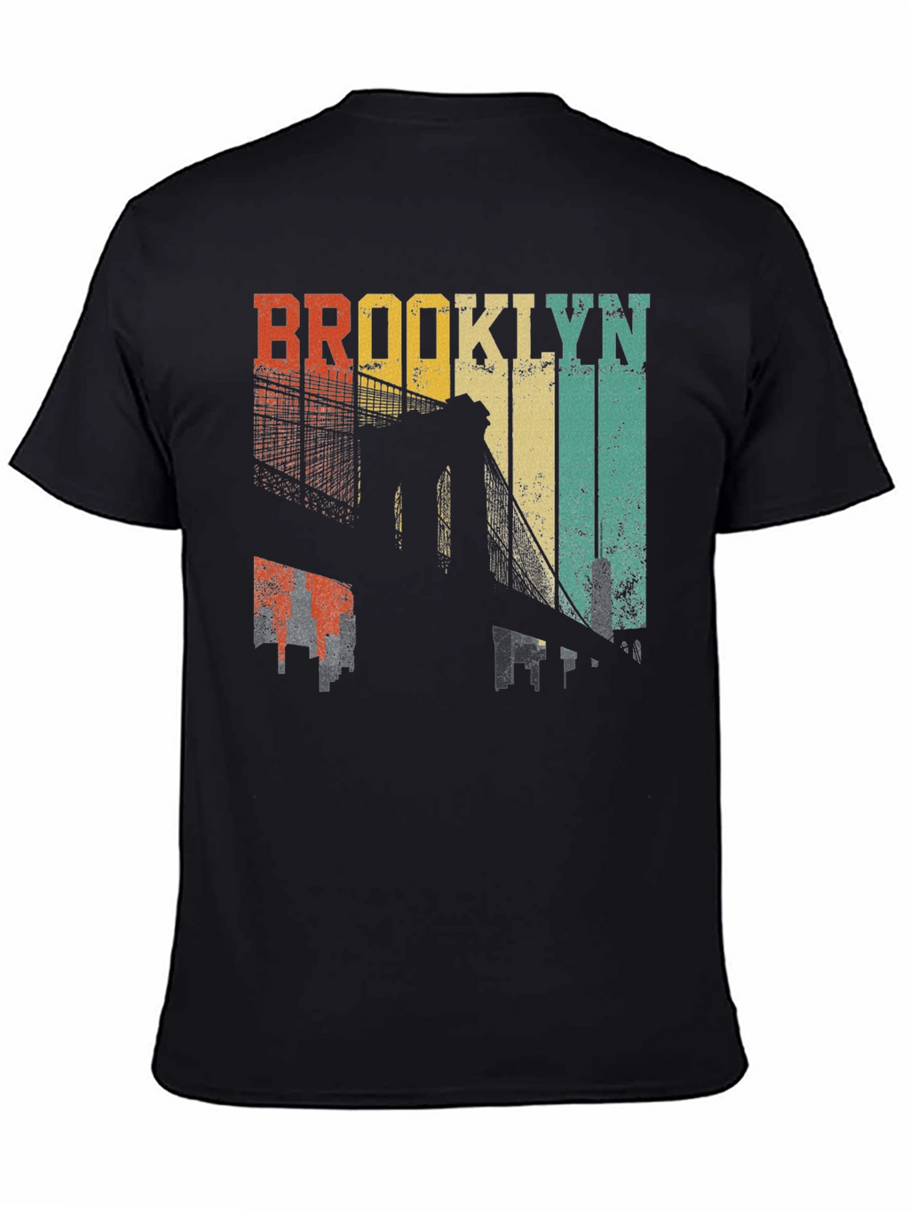 Brooklyn Bridge Retro Graphic T-Shirt