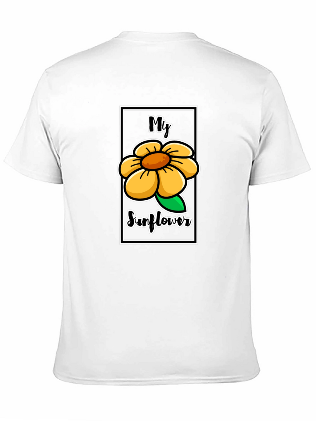 My Sunflower Graphic Tee - Unisex Black T-Shirt