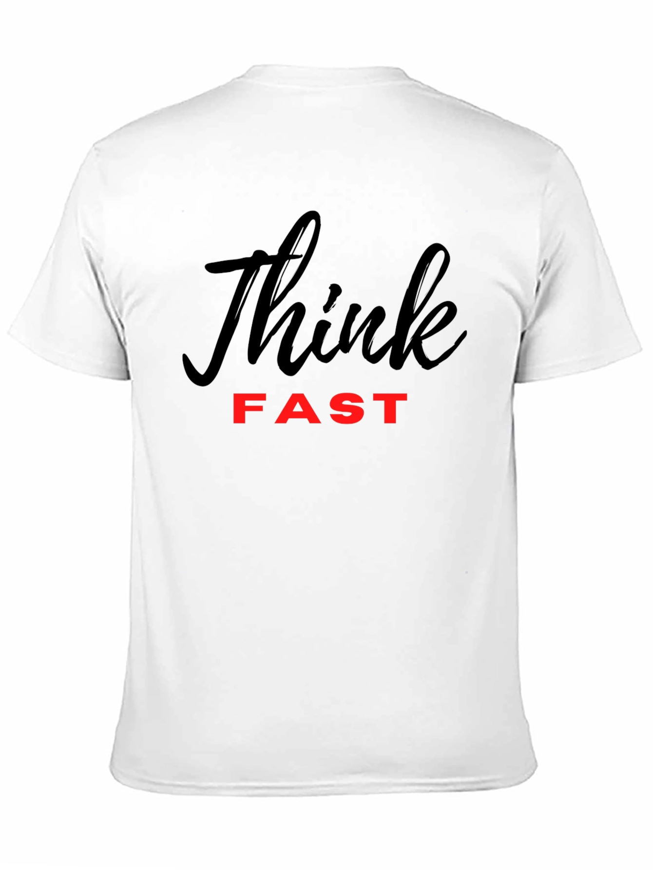 Think Fast Black T-Shirt