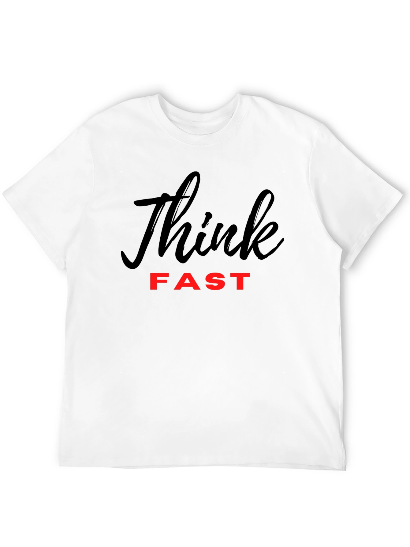 Think Fast Black T-Shirt