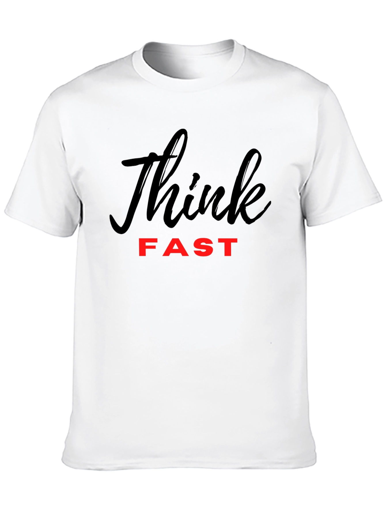 Think Fast Black T-Shirt
