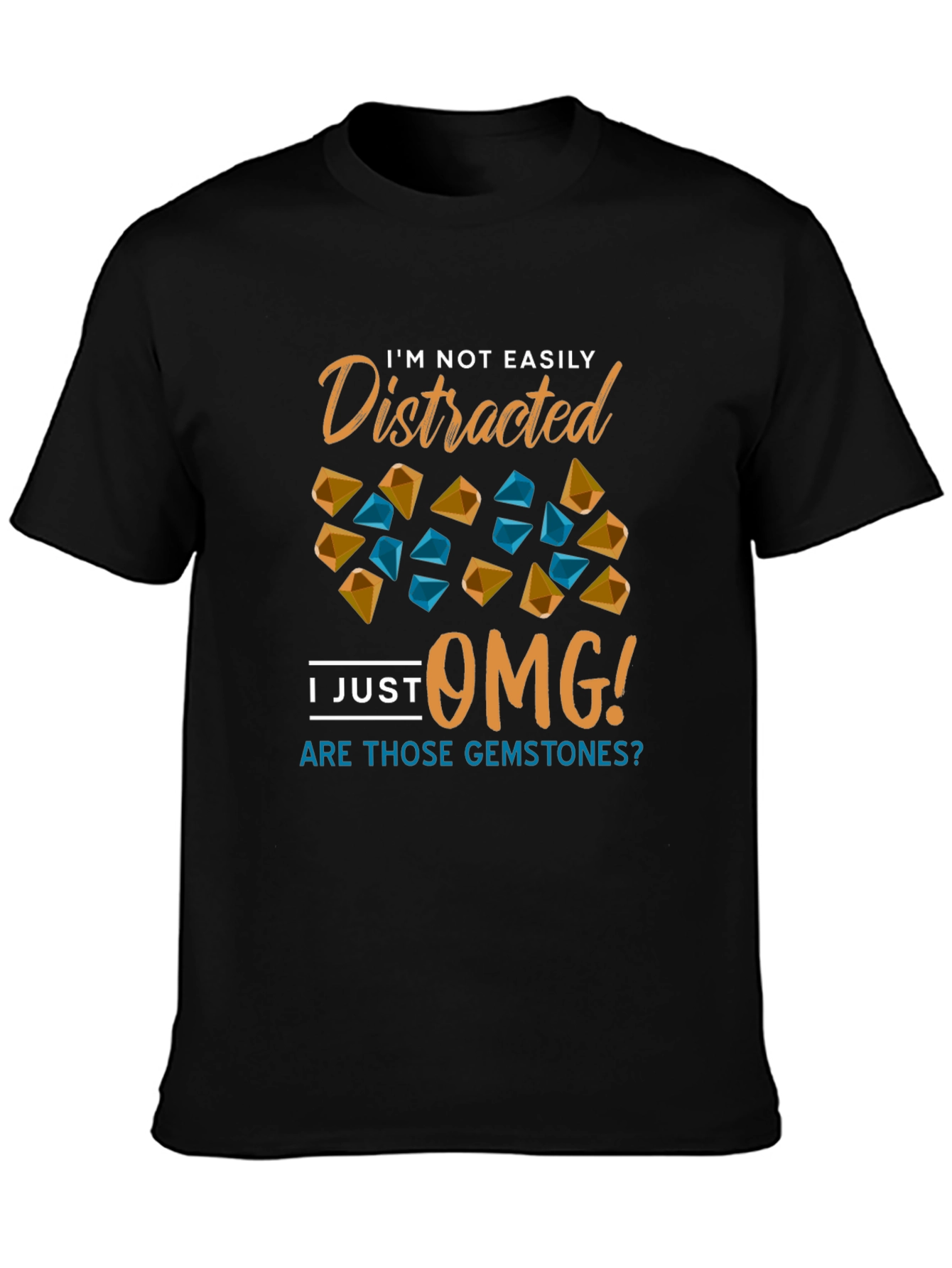 Gemstone Distraction T-Shirt - Funny Novelty Tee