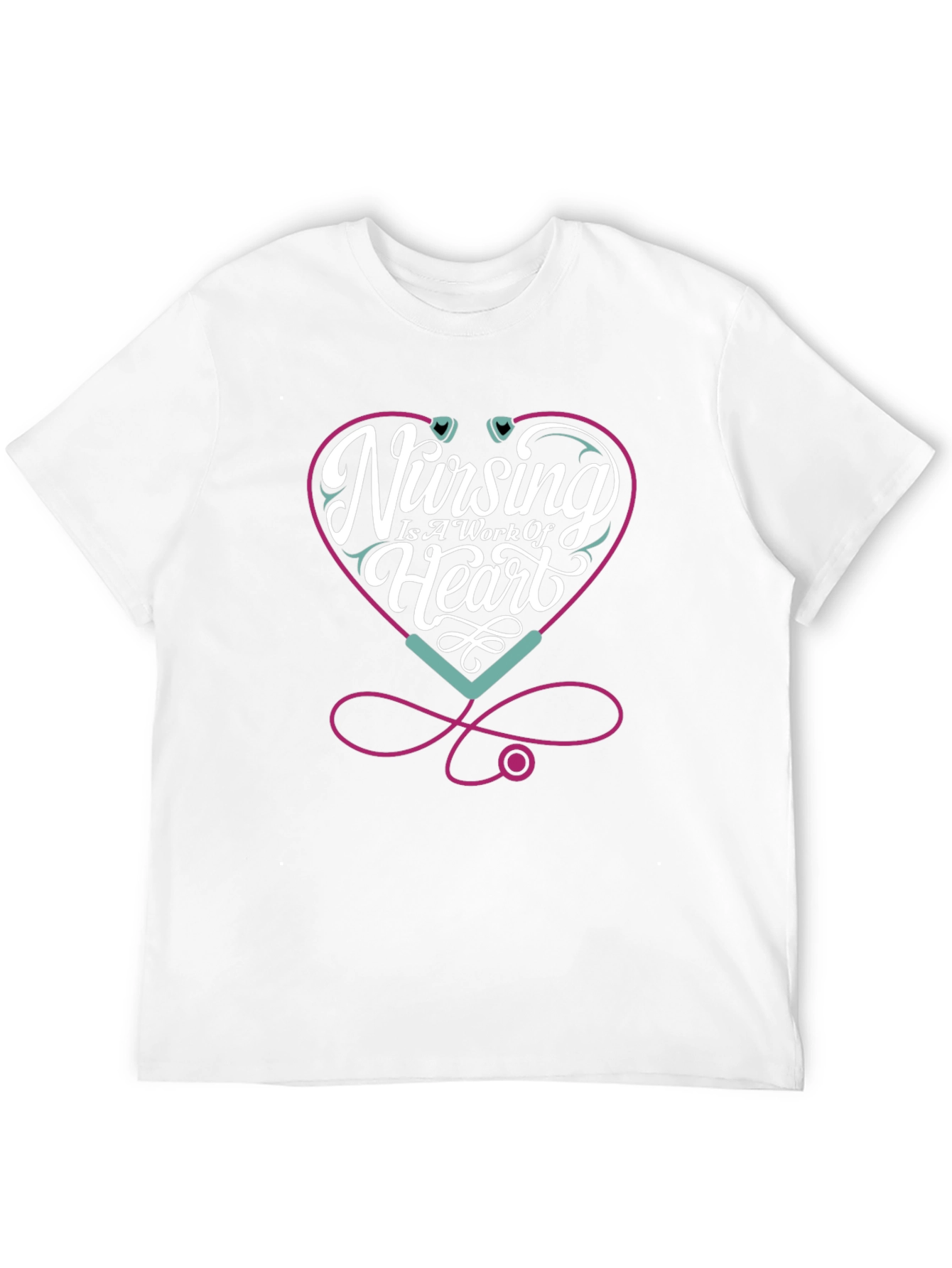 Nursing Is A Work Of Heart T-Shirt