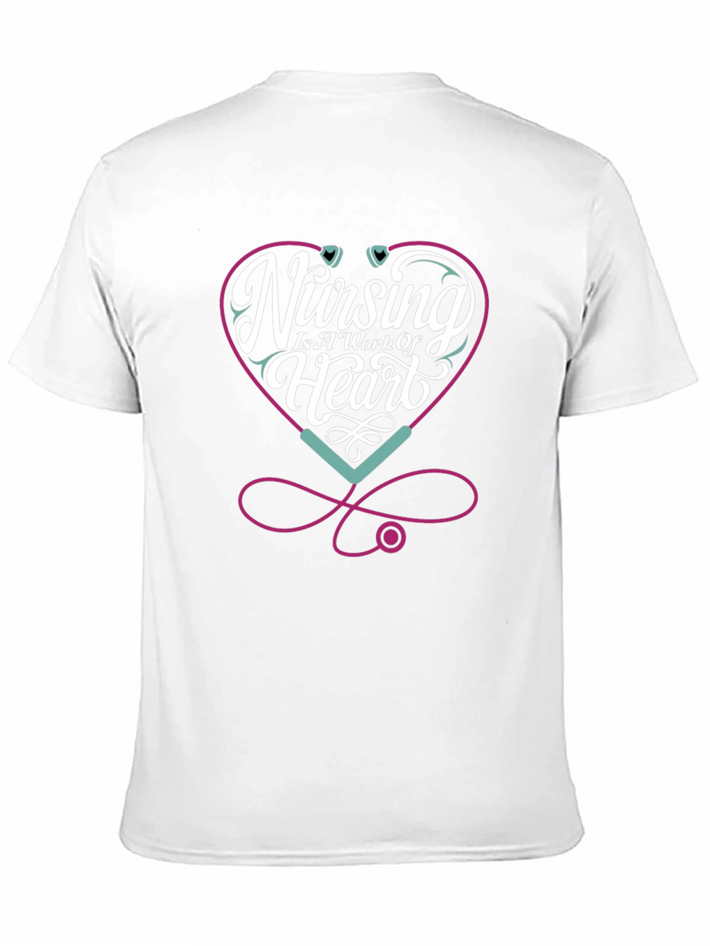 Nursing Is A Work Of Heart T-Shirt