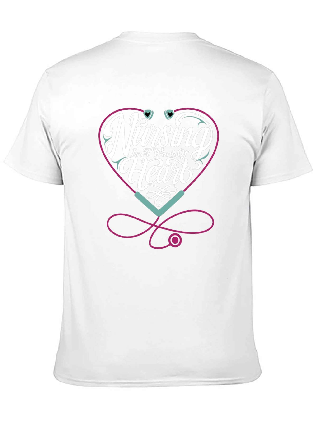 Nursing Is A Work Of Heart T-Shirt