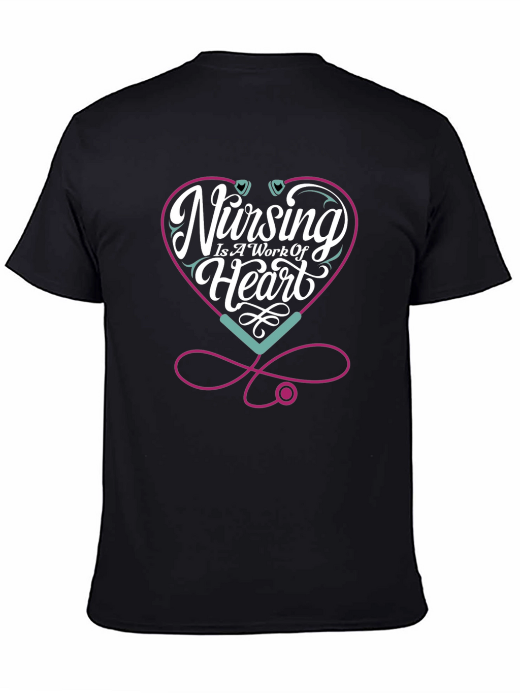Nursing Is A Work Of Heart T-Shirt