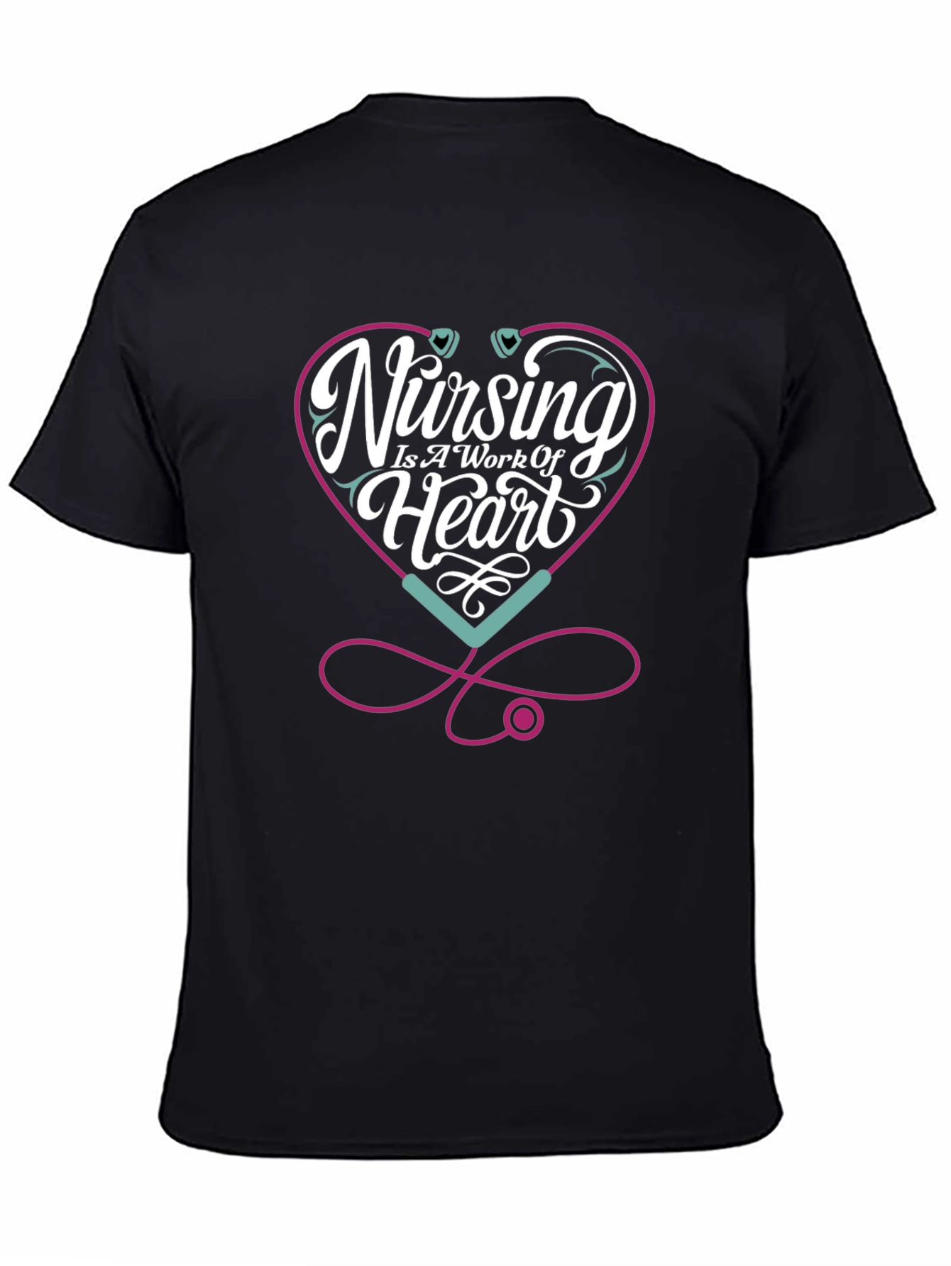 Nursing Is A Work Of Heart T-Shirt