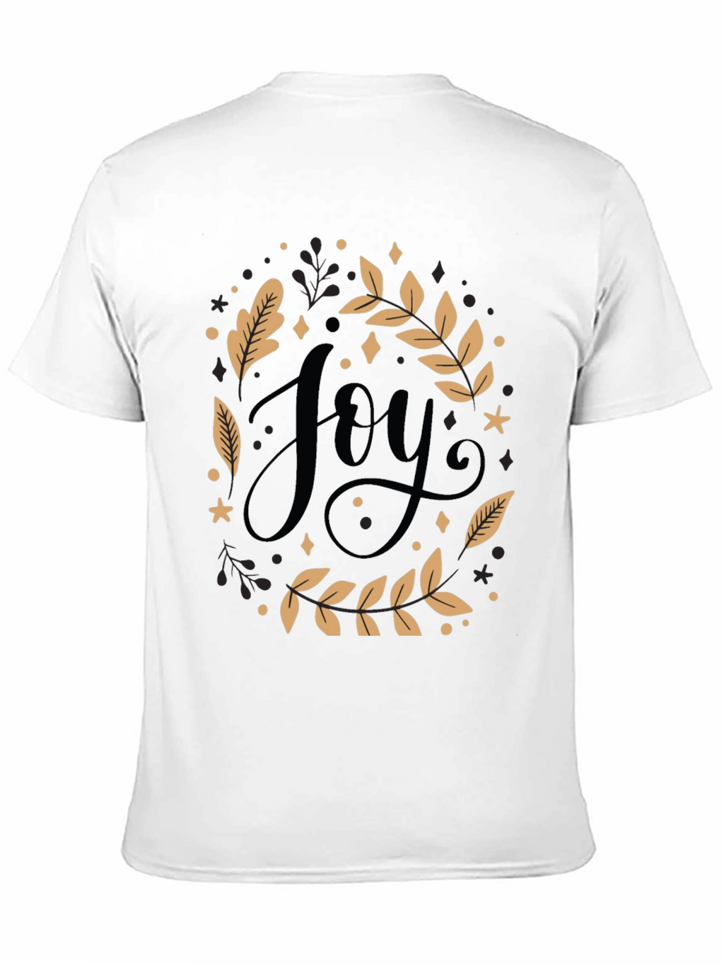 Joy Graphic Tee - Black Holiday Shirt