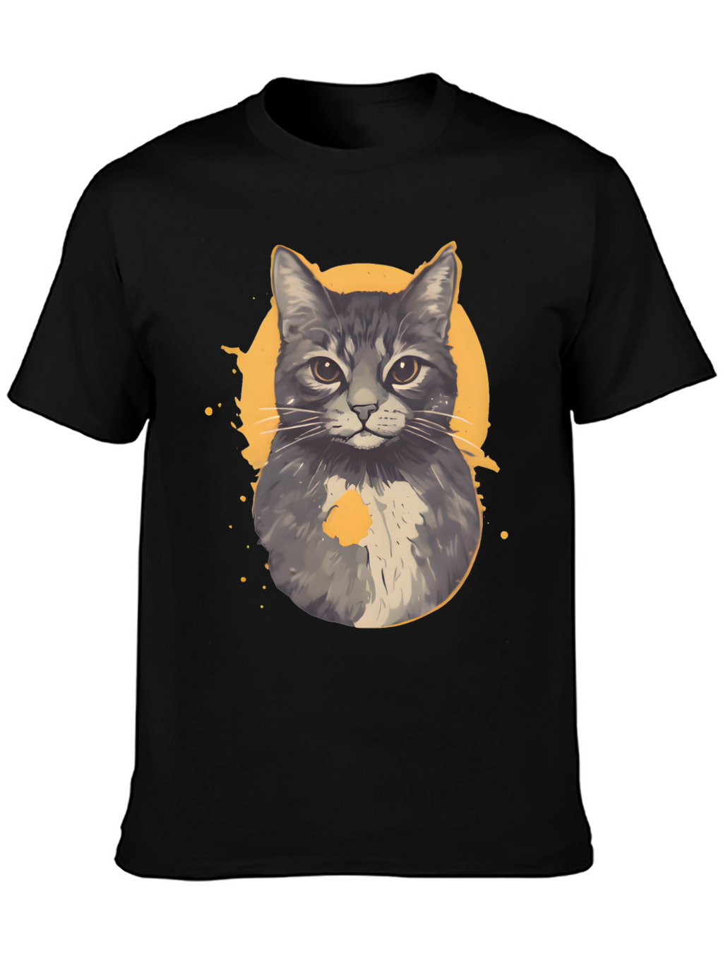 Cool Cat Graphic Tee - Unique Design