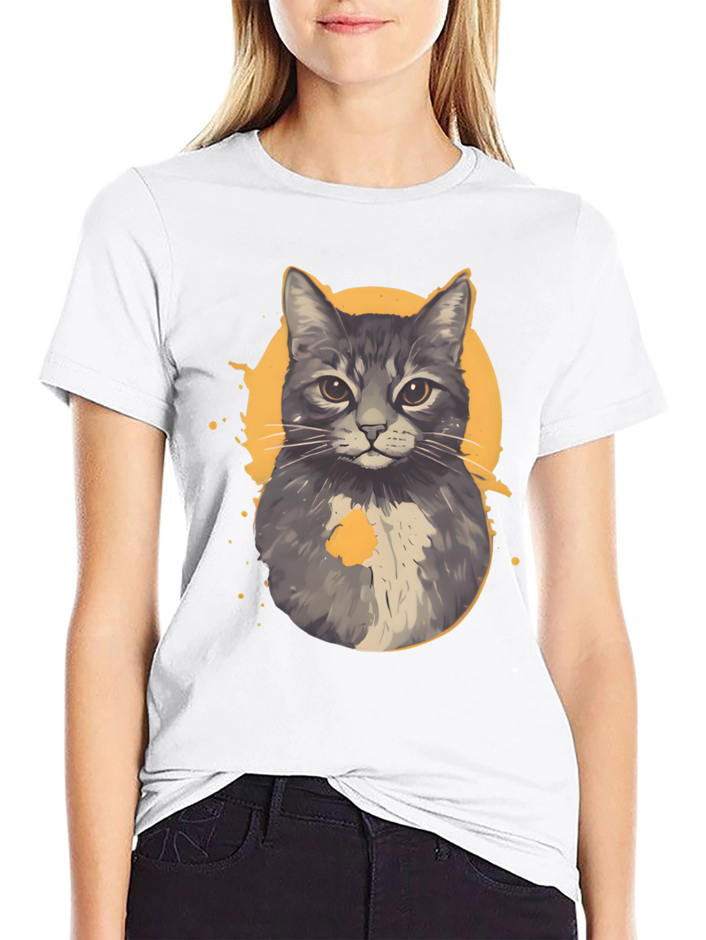 Cool Cat Graphic Tee - Unique Design