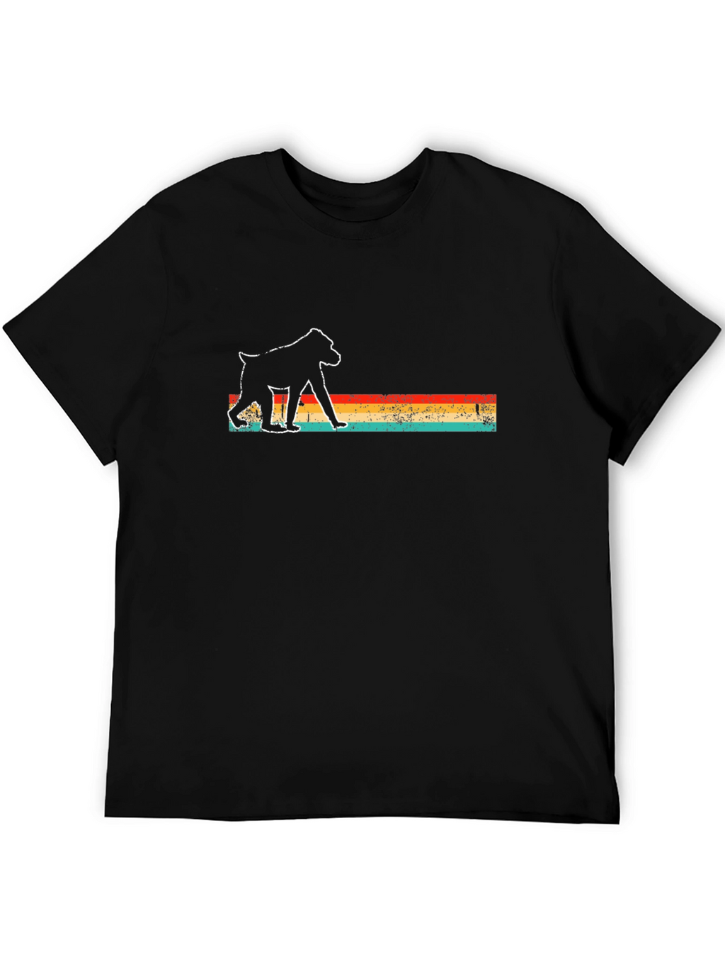 Retro Baboon Graphic T-Shirt