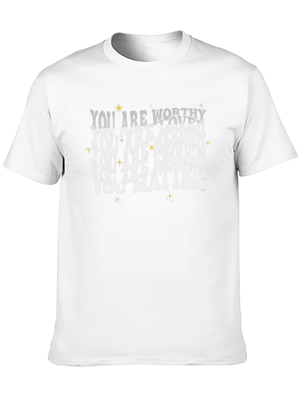 You Are Worthy Graphic Tee - Positive Affirmations