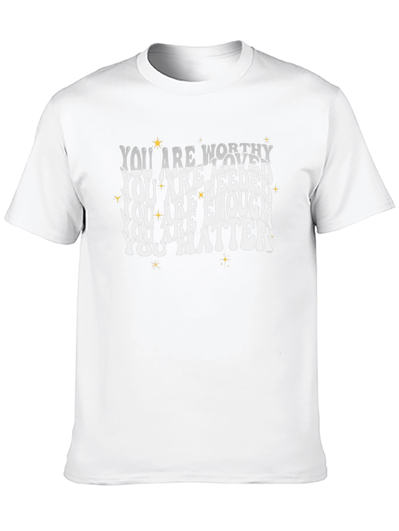 You Are Worthy Graphic Tee - Positive Affirmations