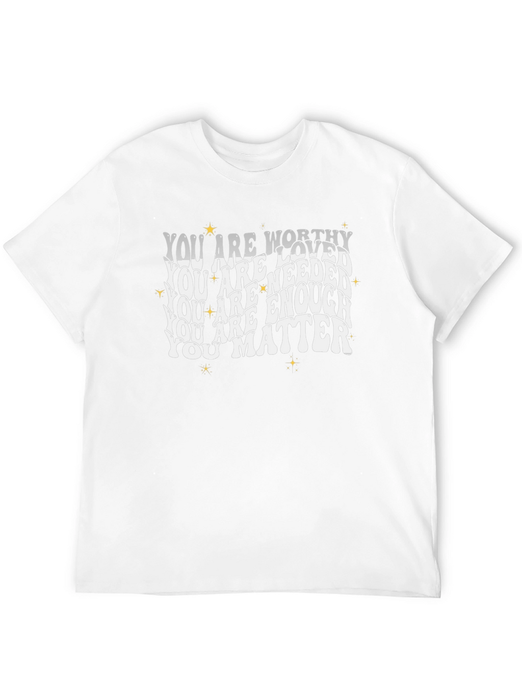 You Are Worthy Graphic Tee - Positive Affirmations