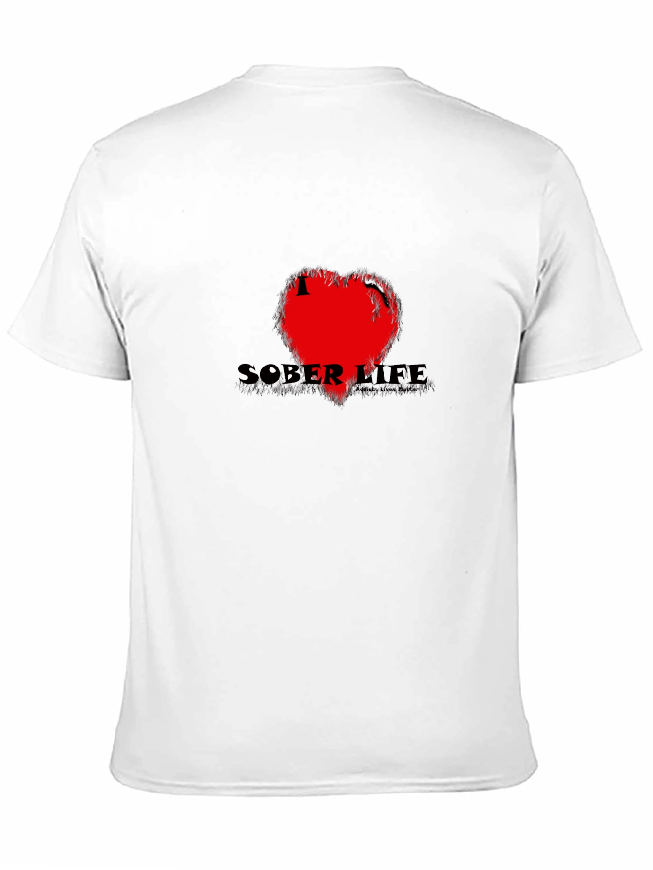 Sober Life Black Graphic Tee