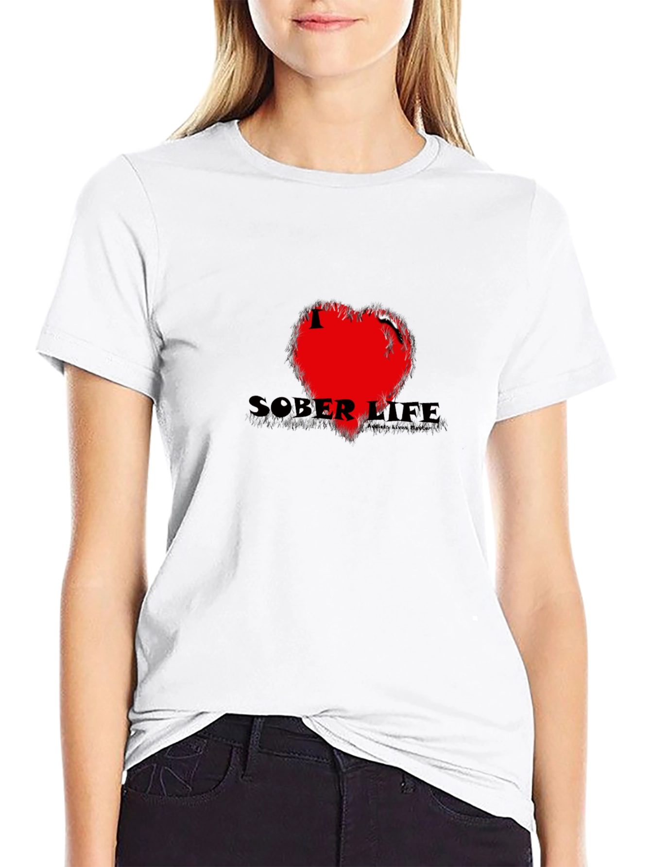 Sober Life Black Graphic Tee