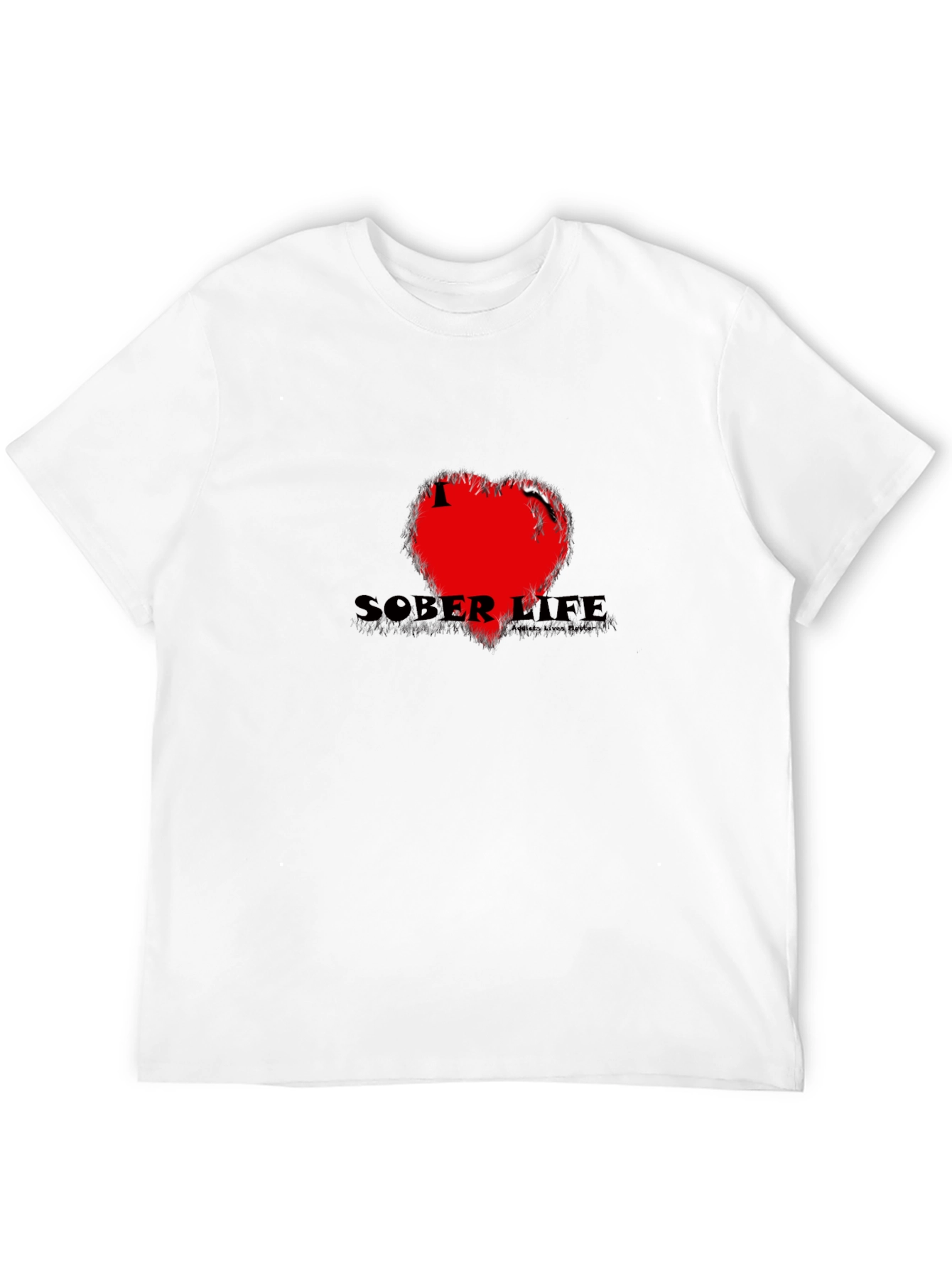 Sober Life Black Graphic Tee