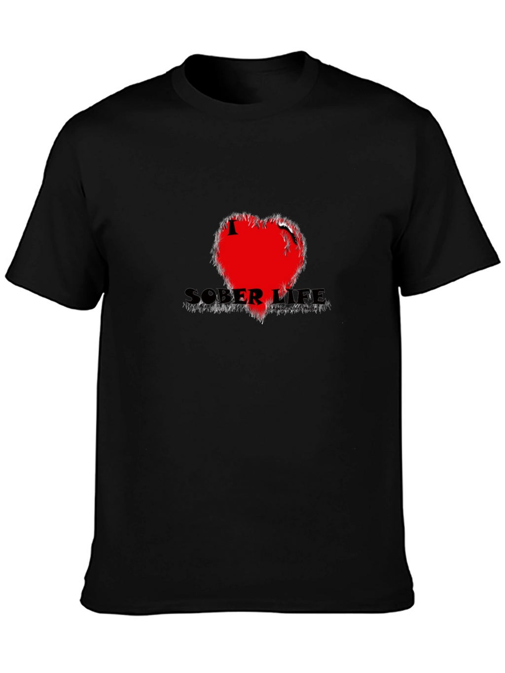 Sober Life Black Graphic Tee