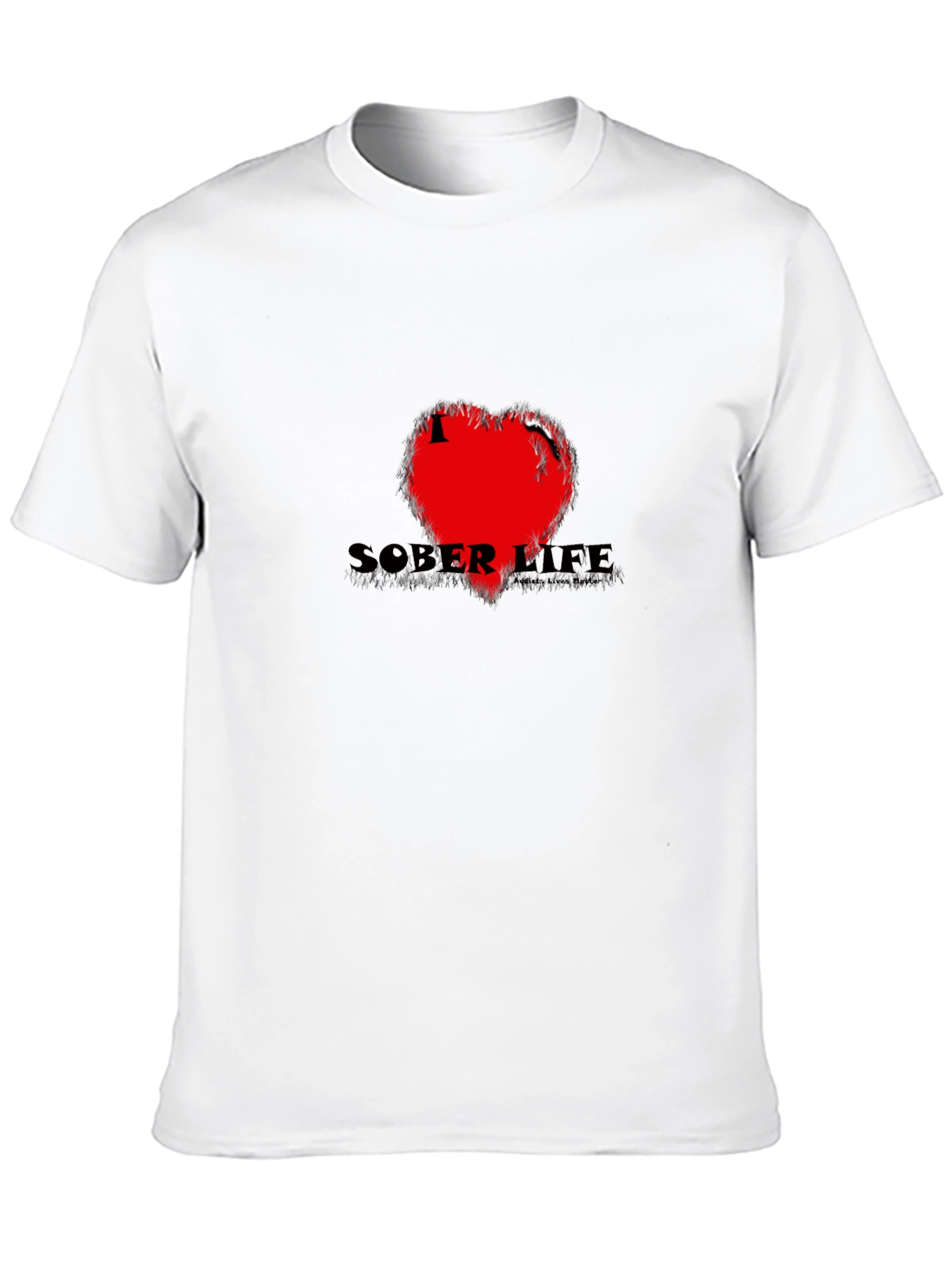 Sober Life Black Graphic Tee