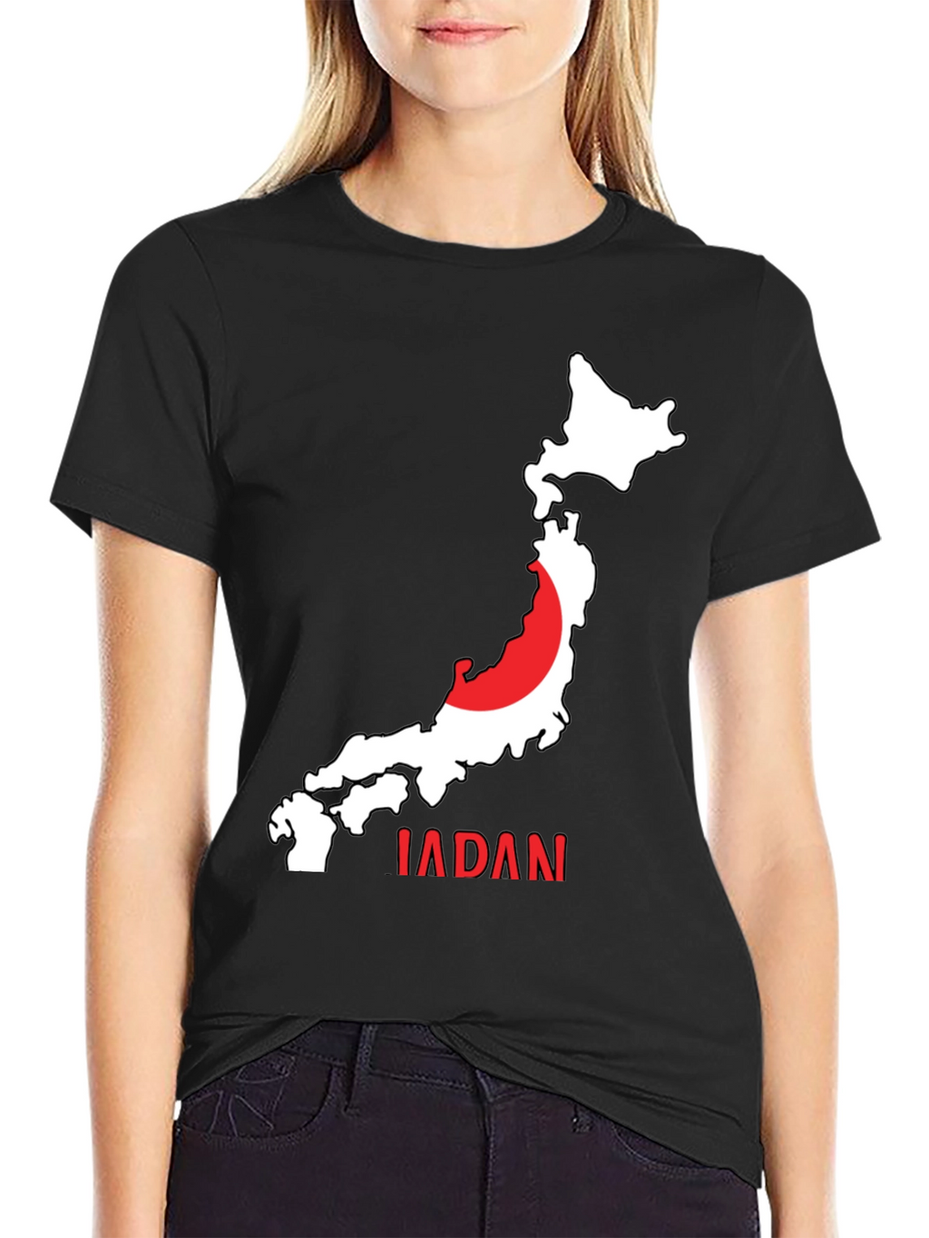 Japan Map Graphic T-Shirt