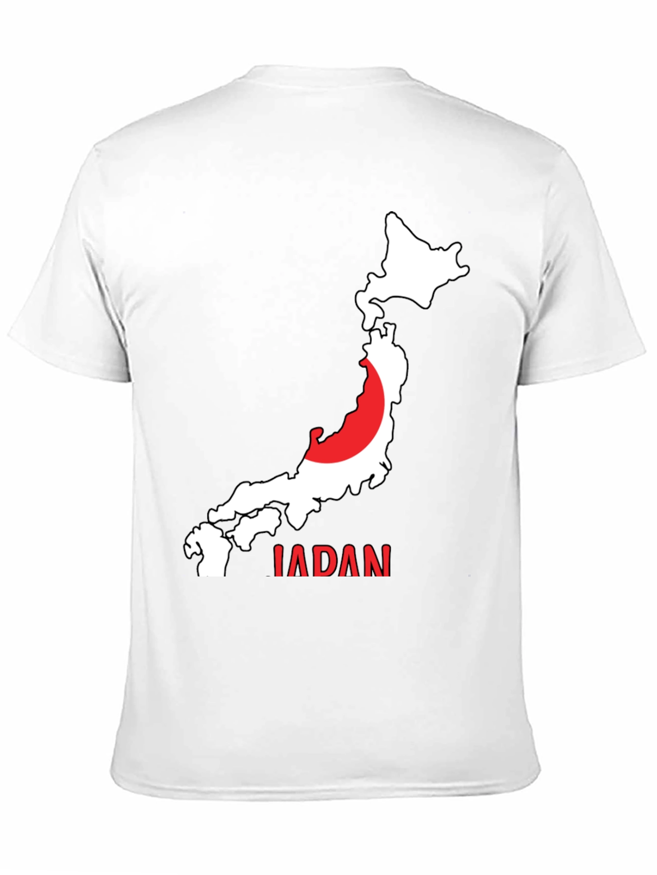 Japan Map Graphic T-Shirt