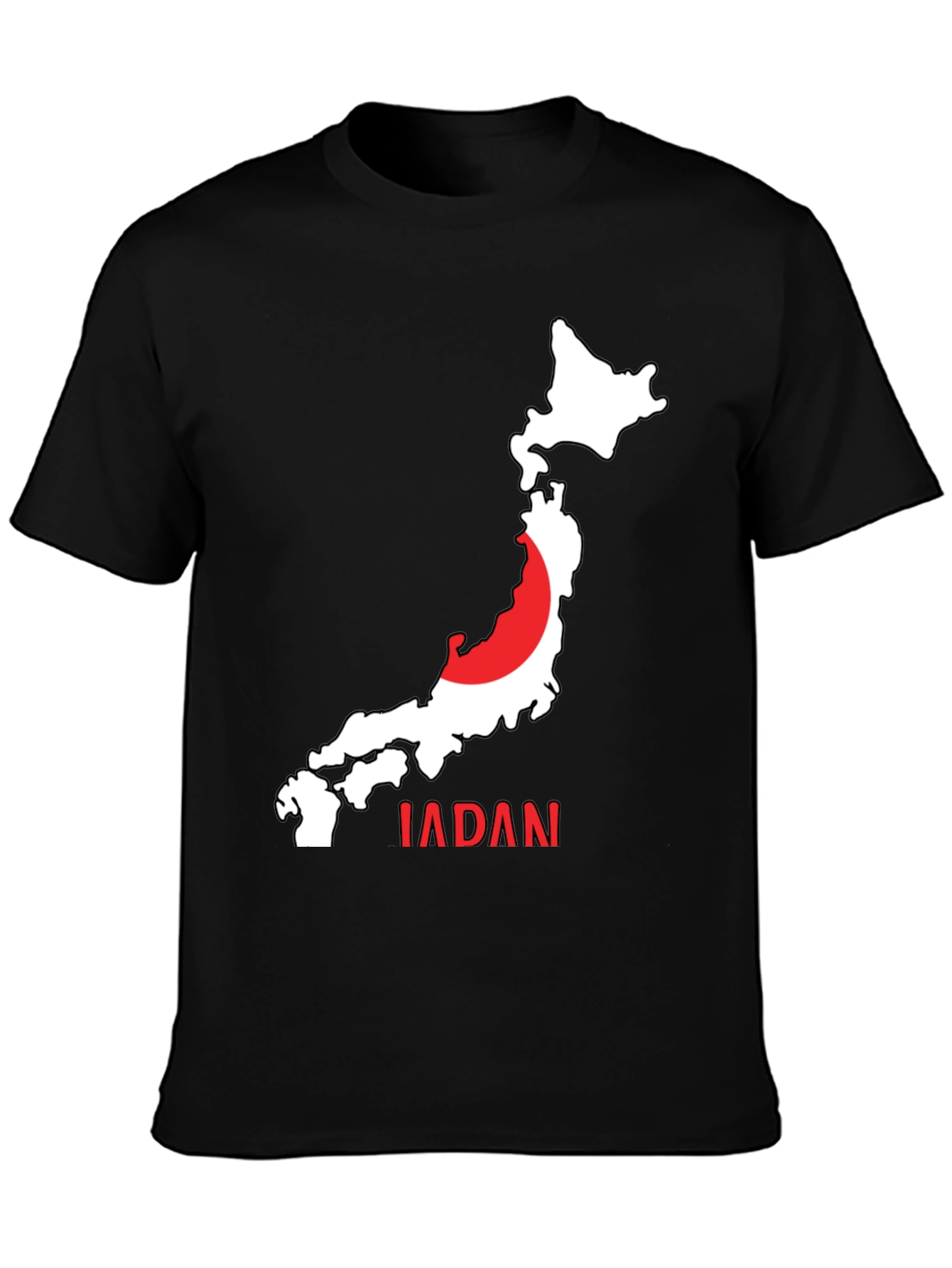Japan Map Graphic T-Shirt