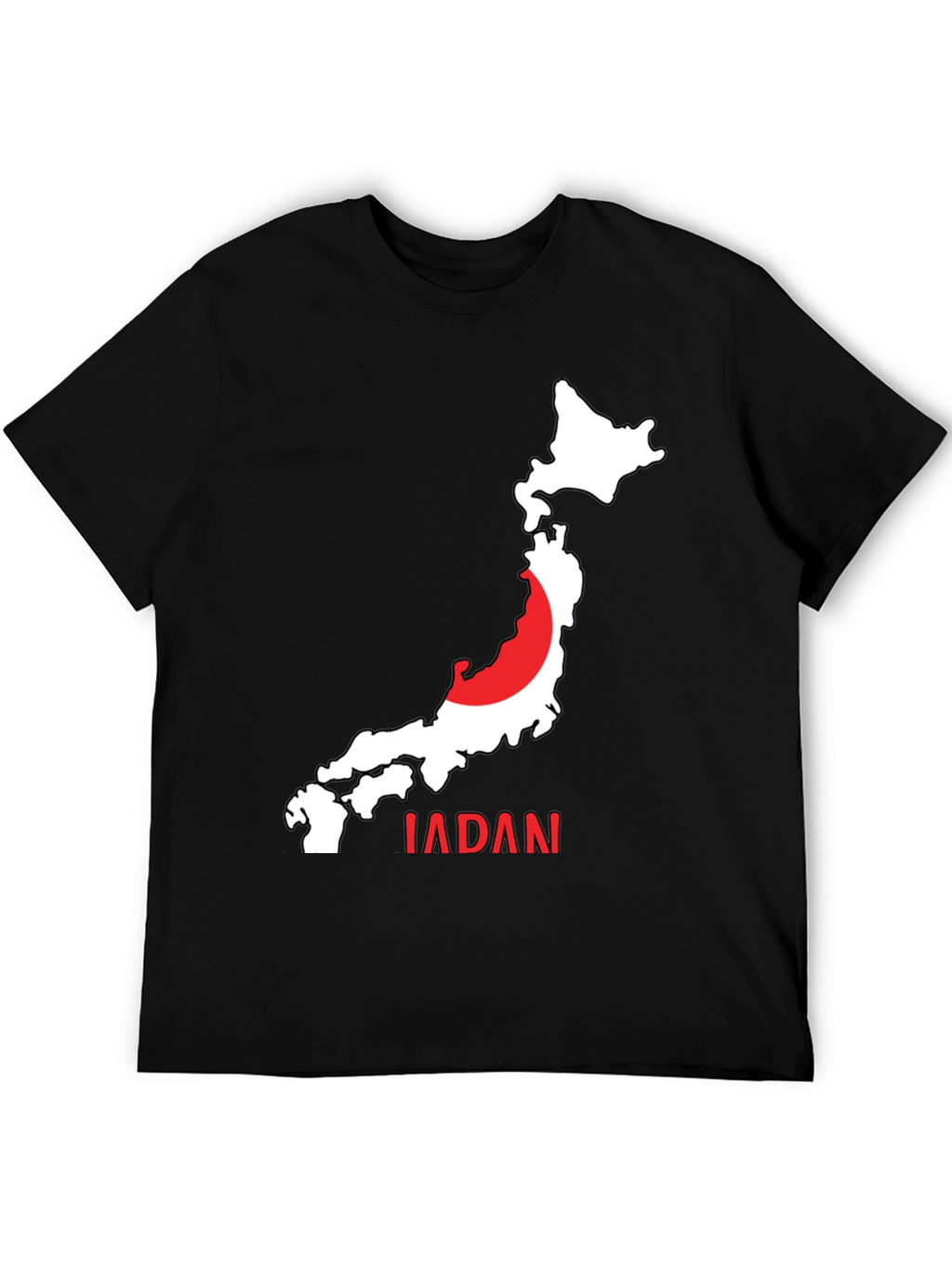 Japan Map Graphic T-Shirt