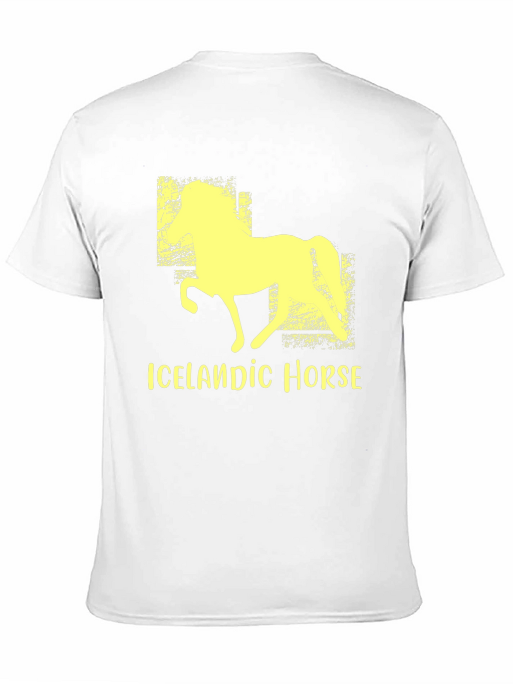 Icelandic Horse Graphic Tee - Black Unisex T-Shirt