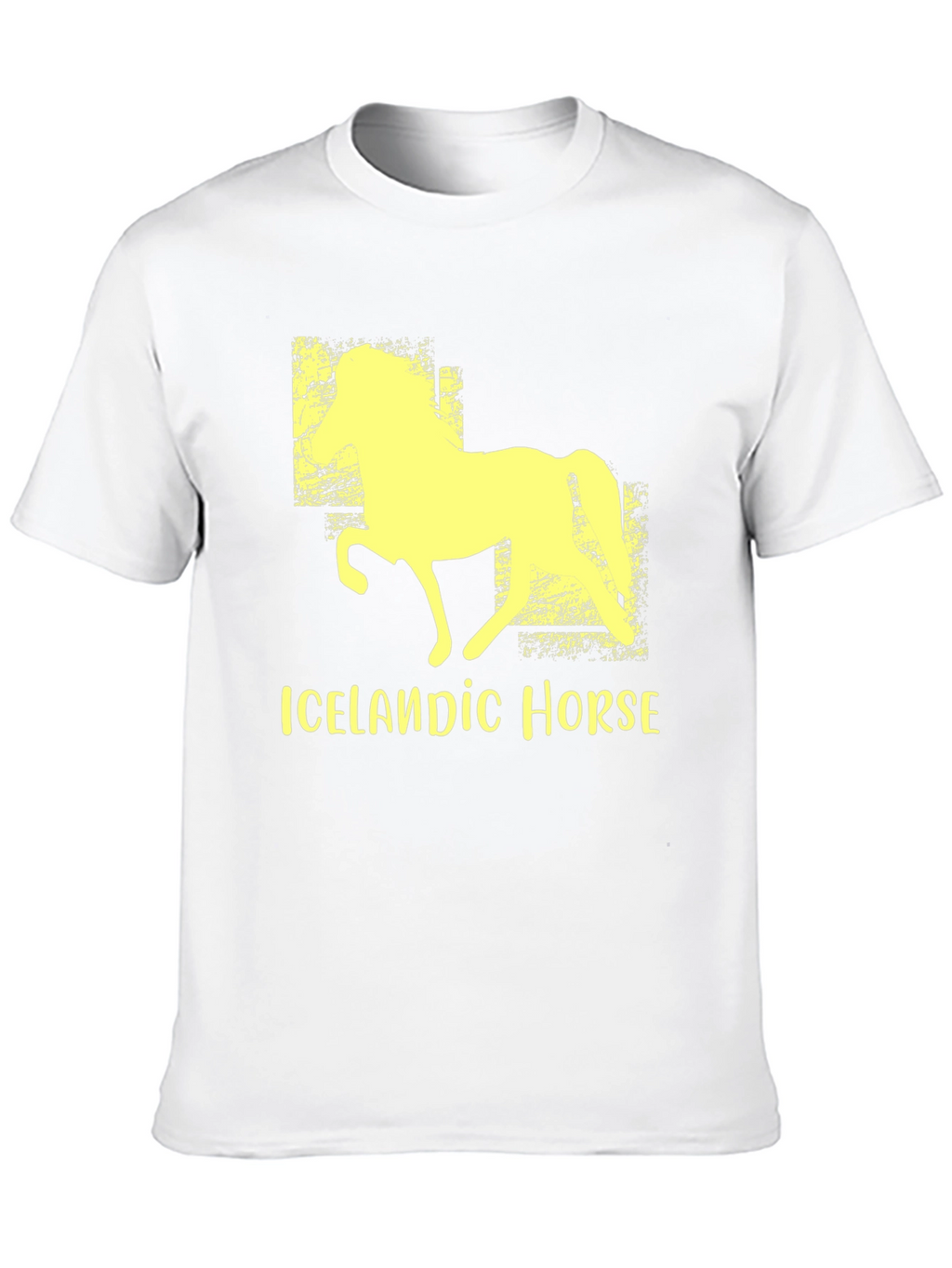 Icelandic Horse Graphic Tee - Black Unisex T-Shirt