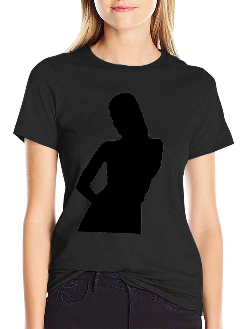 Silhouette Graphic Tee - Mens Black T-Shirt