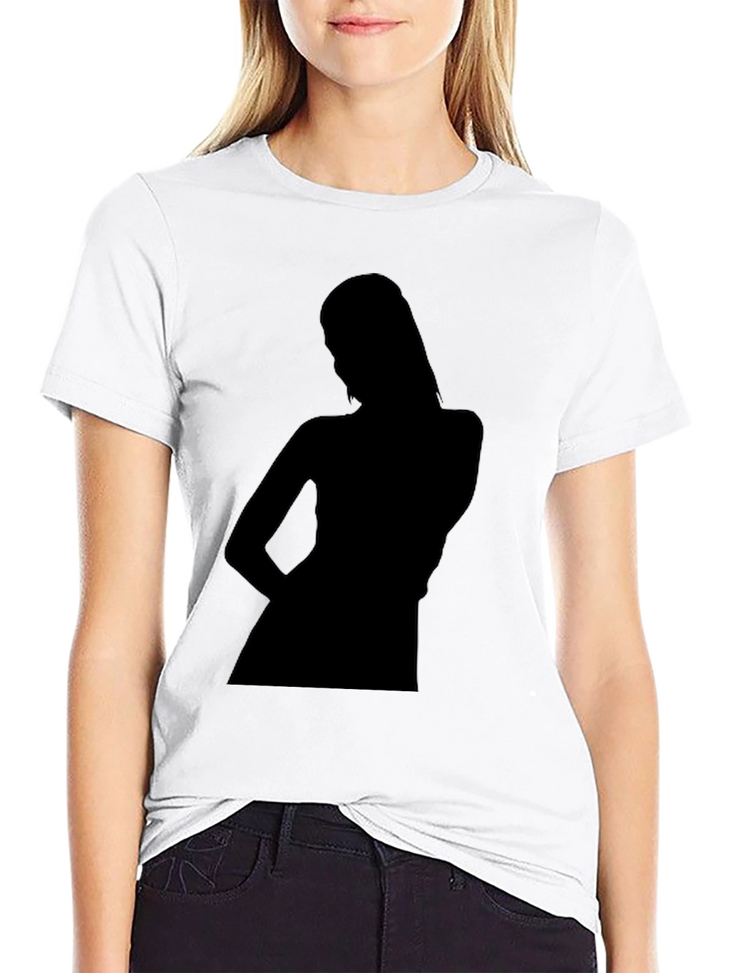 Silhouette Graphic Tee - Mens Black T-Shirt