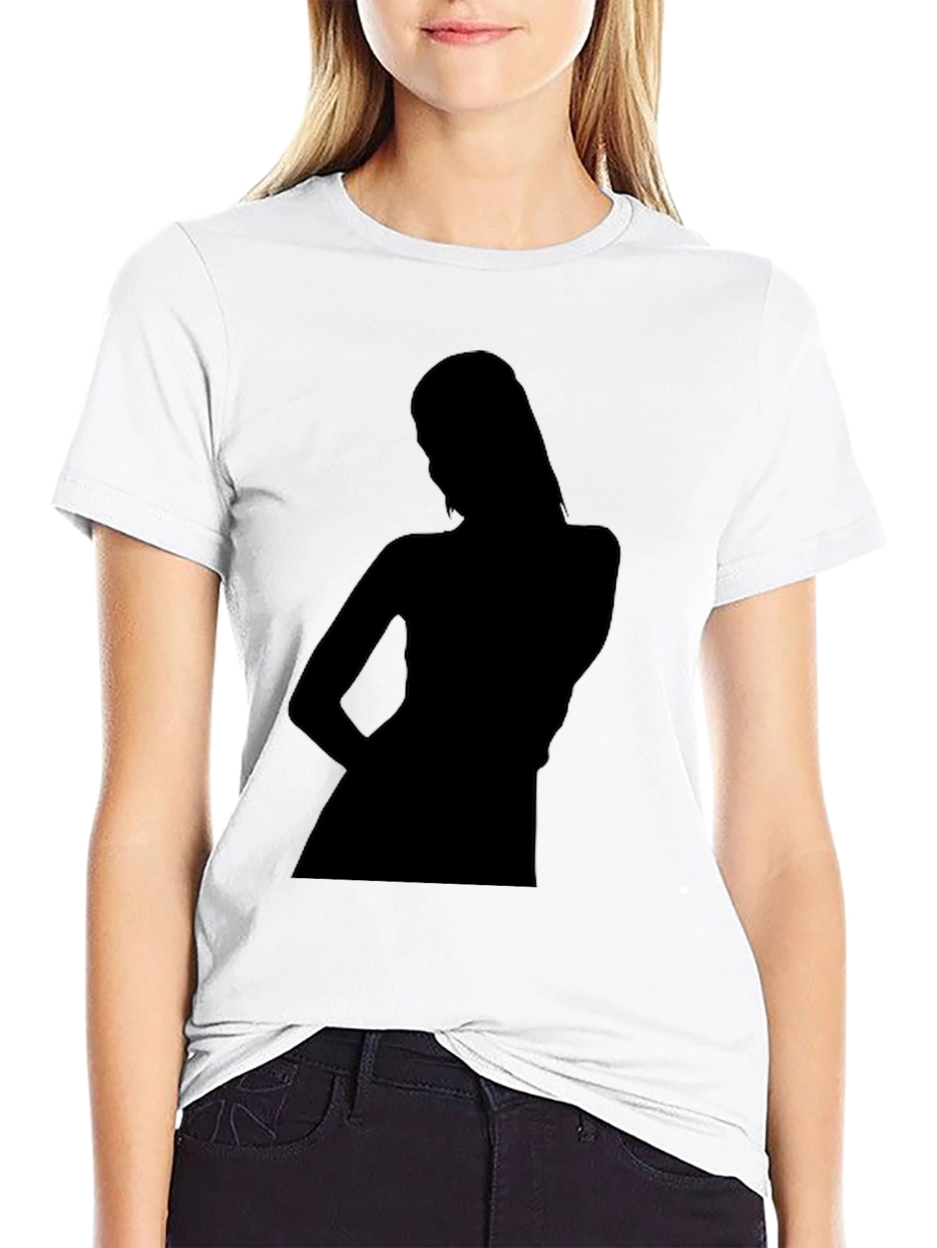 Silhouette Graphic Tee - Mens Black T-Shirt