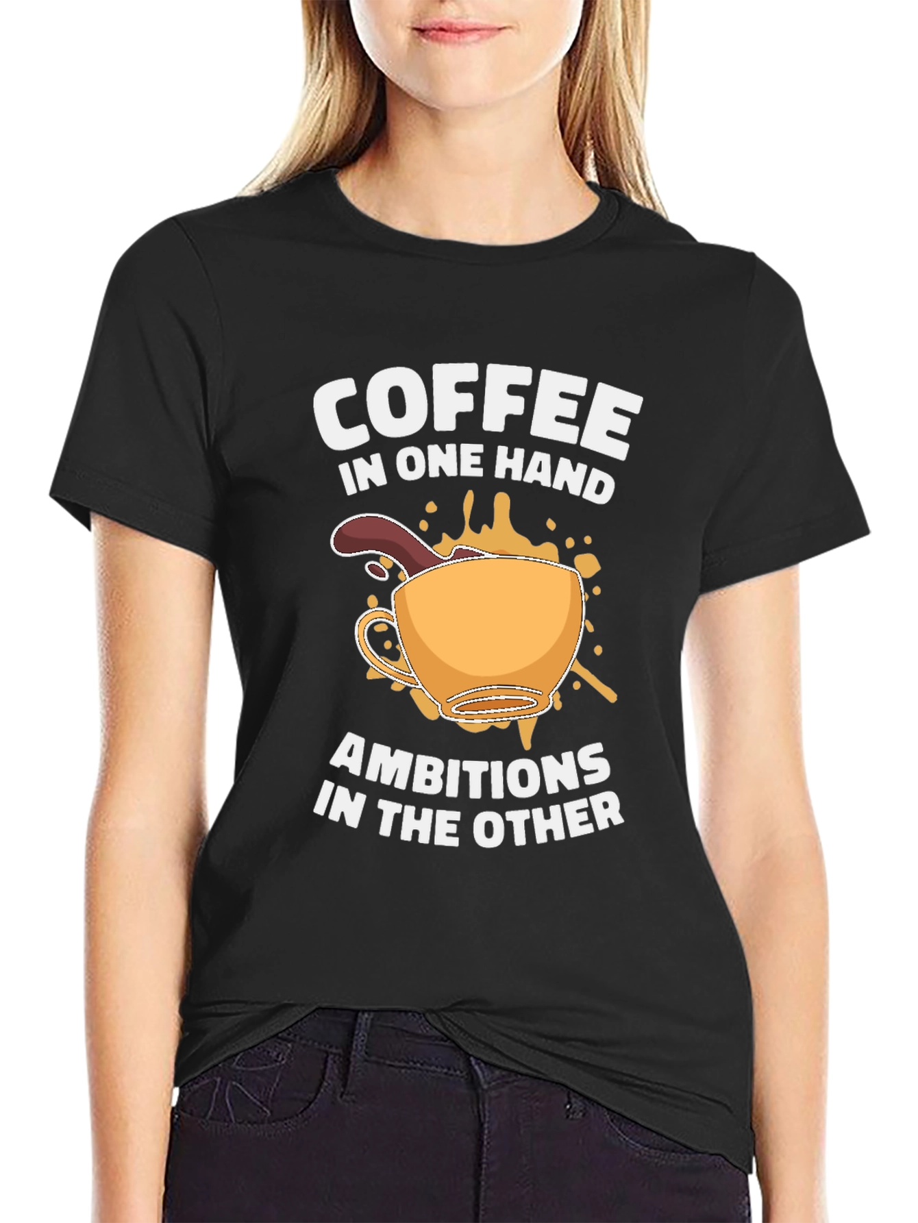 Coffee & Ambition Graphic Tee