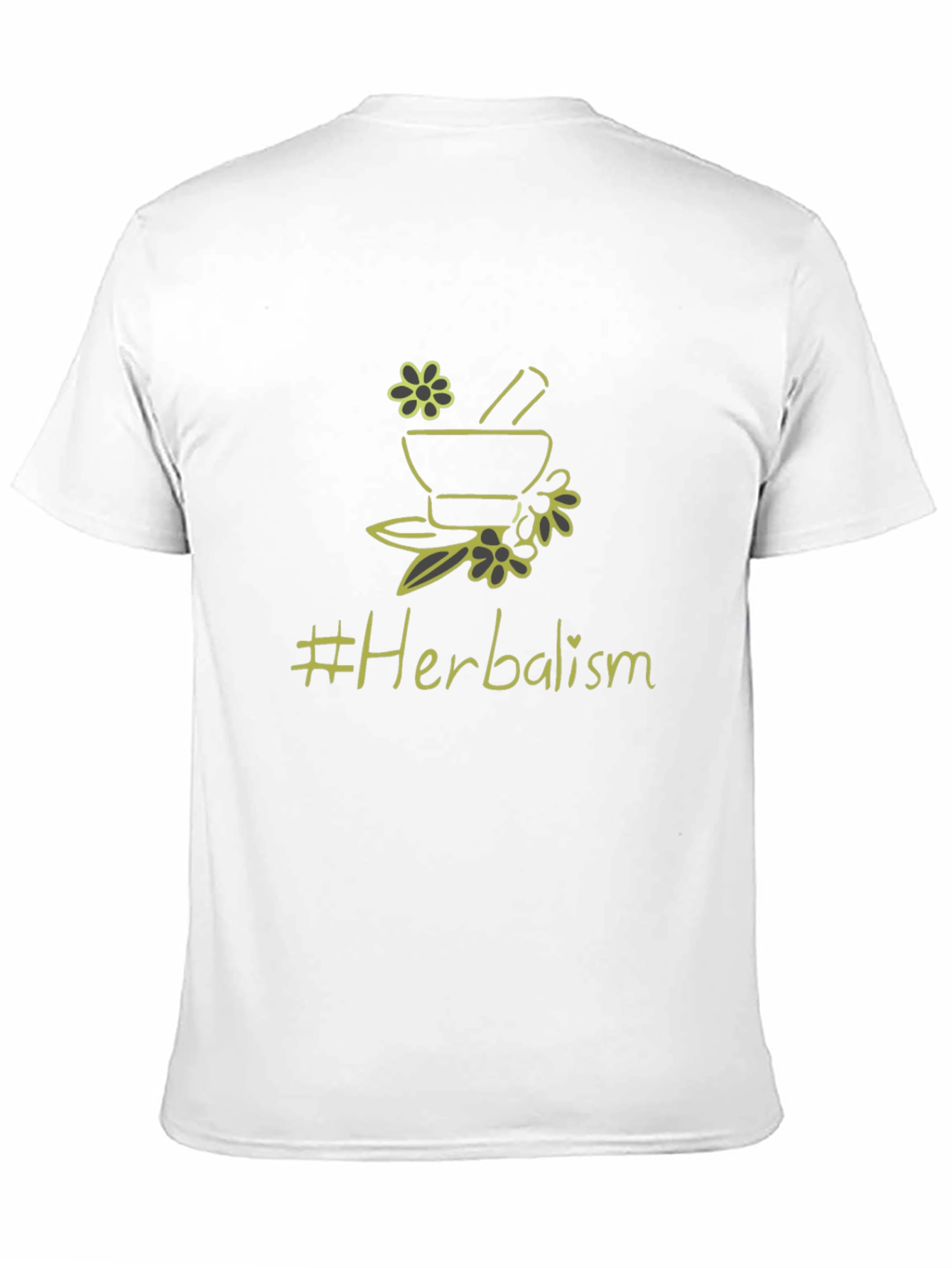 Herbalism T-Shirt - Black Cotton Graphic Tee