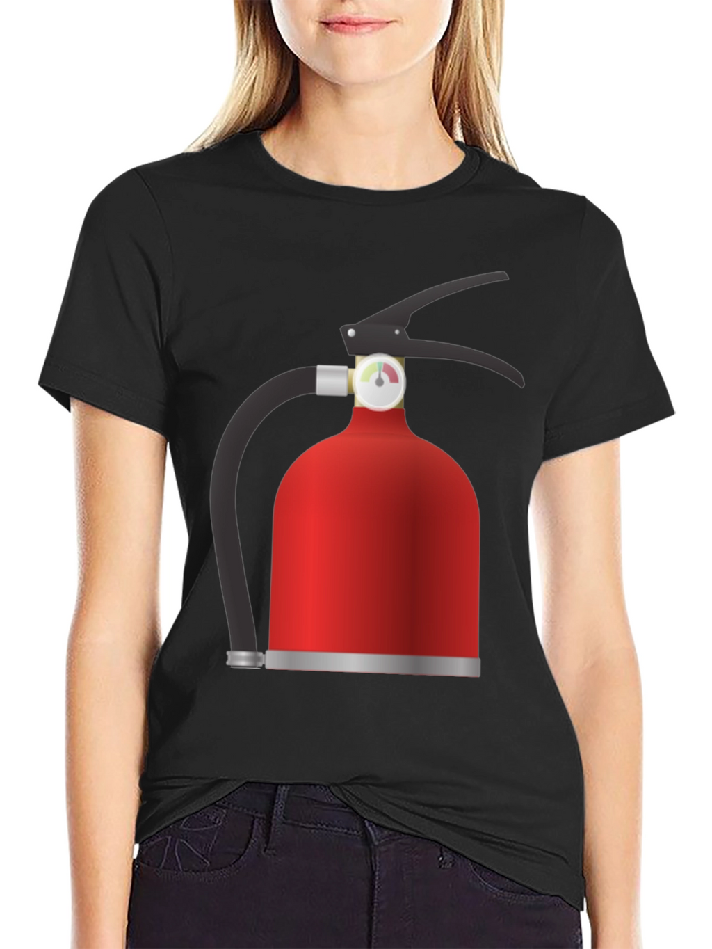 Fire Extinguisher Graphic T-Shirt - Safety First!