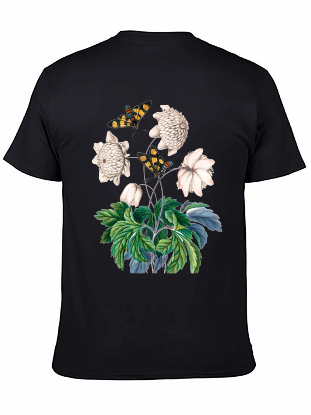 Botanical Butterfly Graphic T-Shirt