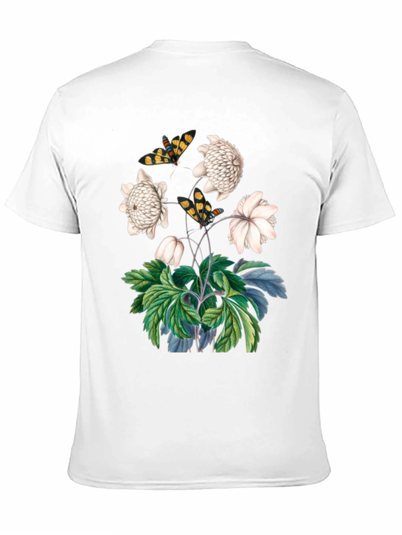 Botanical Butterfly Graphic T-Shirt