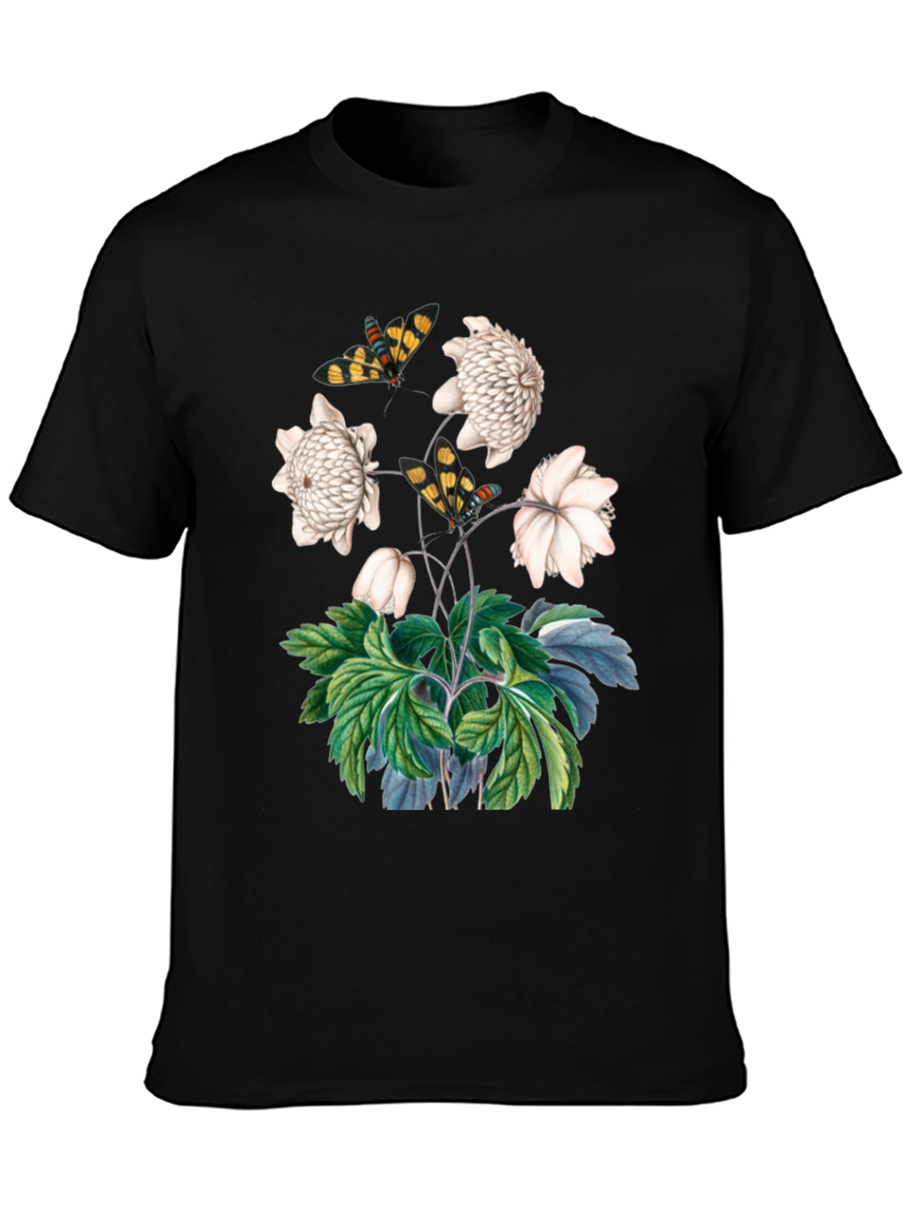 Botanical Butterfly Graphic T-Shirt