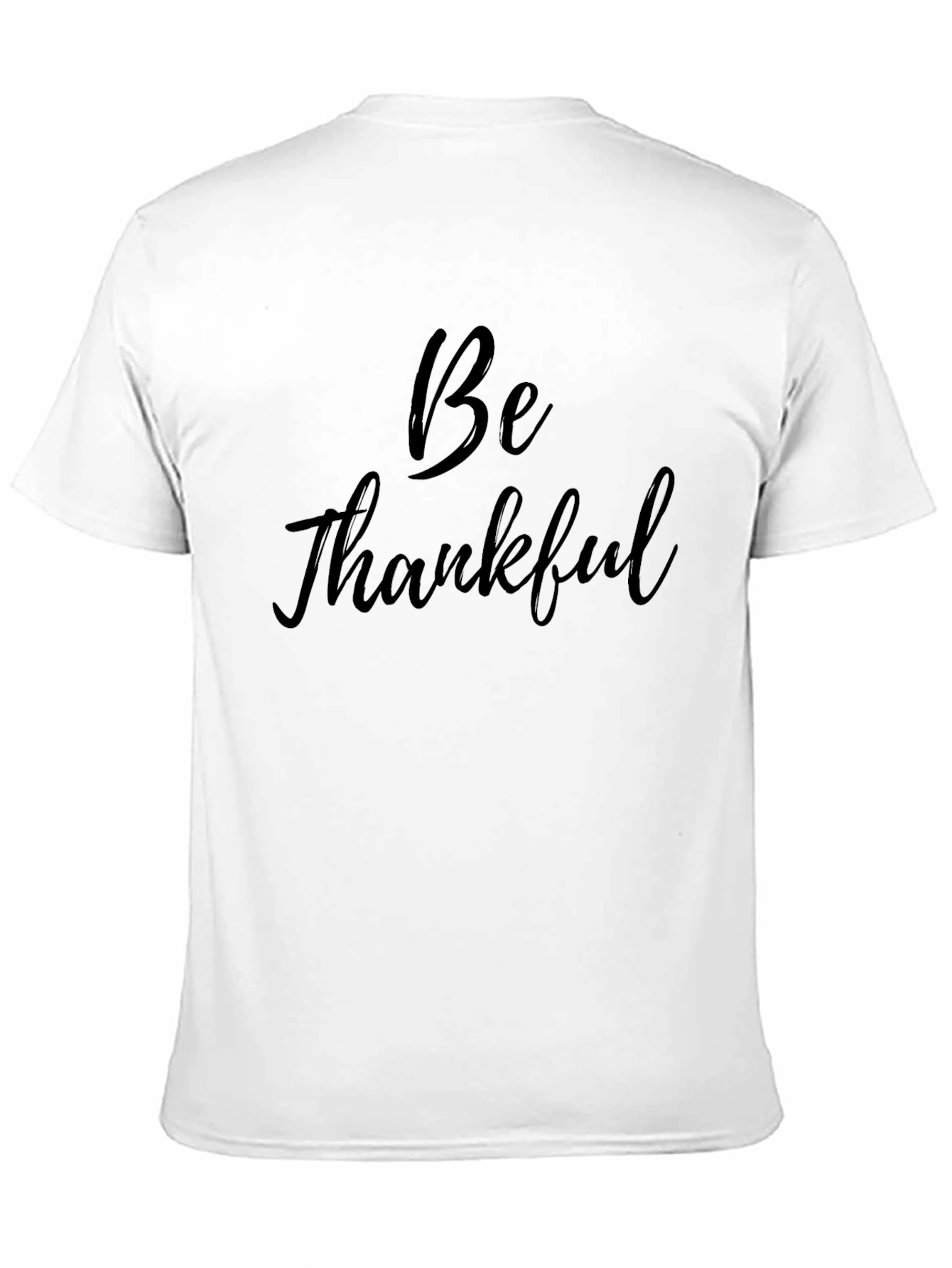 Be Thankful Black Graphic Tee