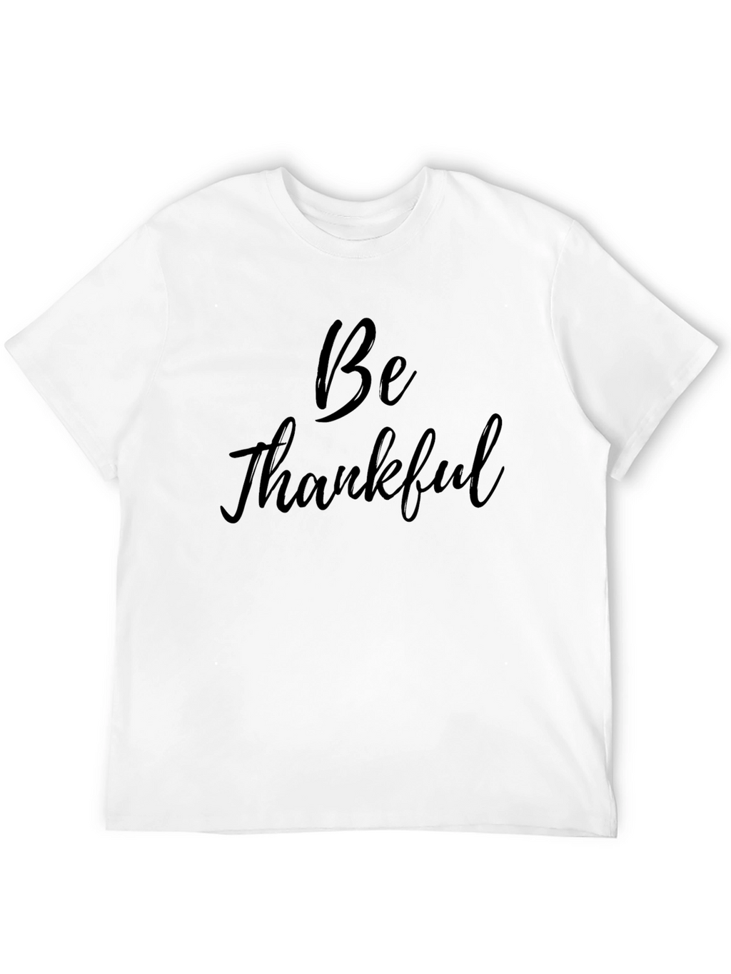 Be Thankful Black Graphic Tee