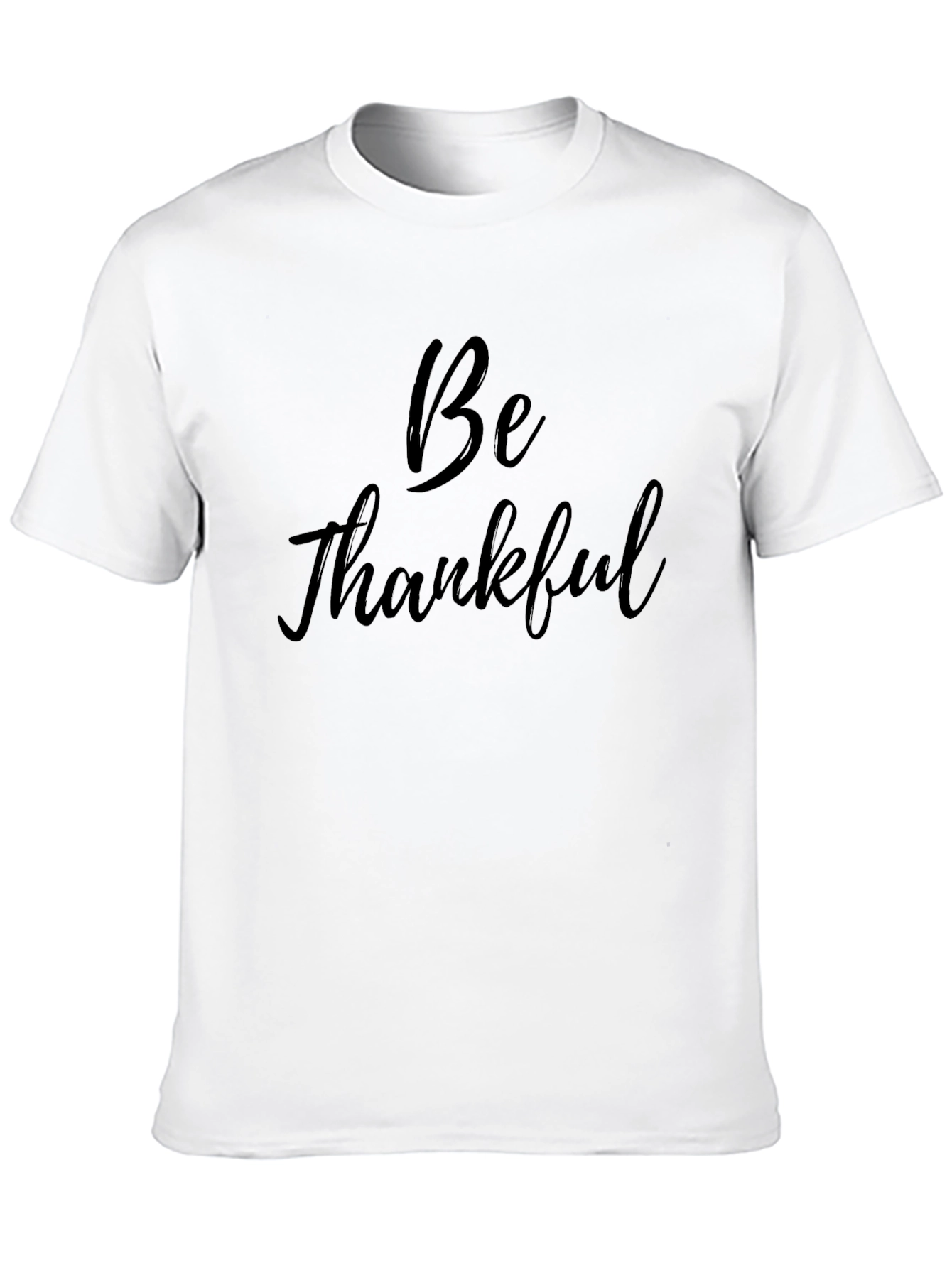 Be Thankful Black Graphic Tee