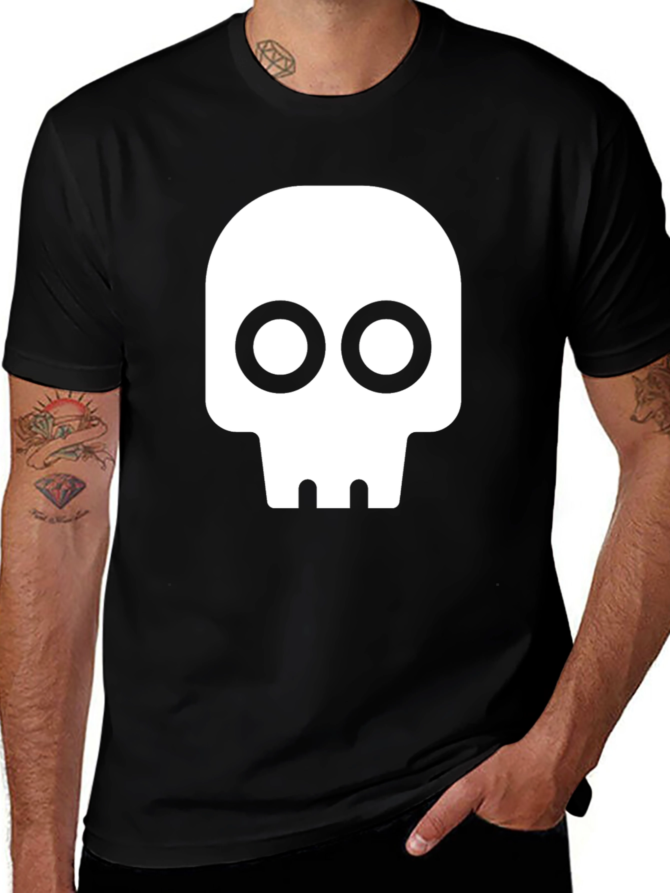 Skull Graphic Black T-Shirt