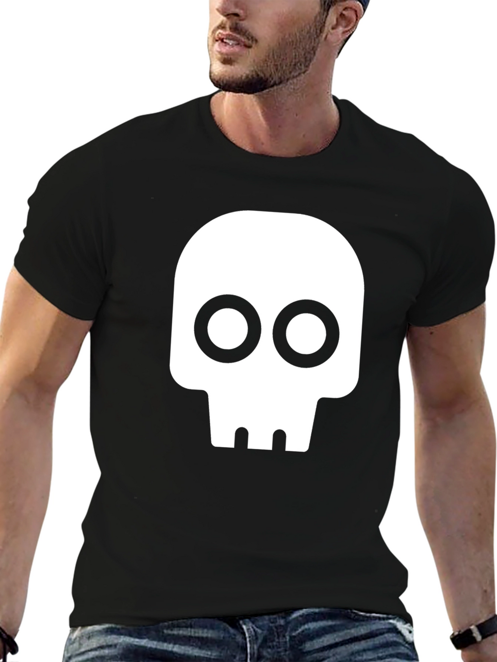 Skull Graphic Black T-Shirt