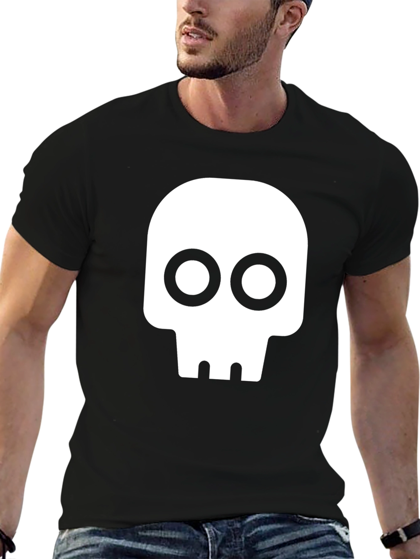 Skull Graphic Black T-Shirt