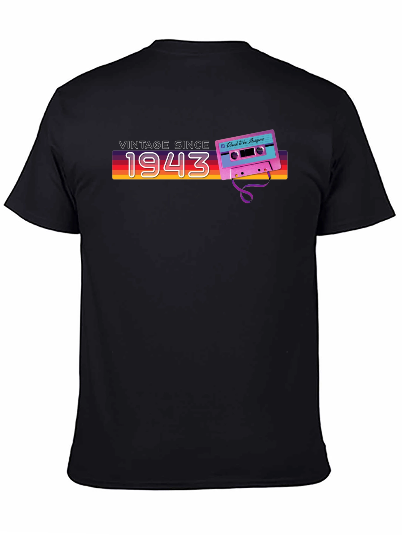Vintage Since 1943 Cassette Tape T-Shirt