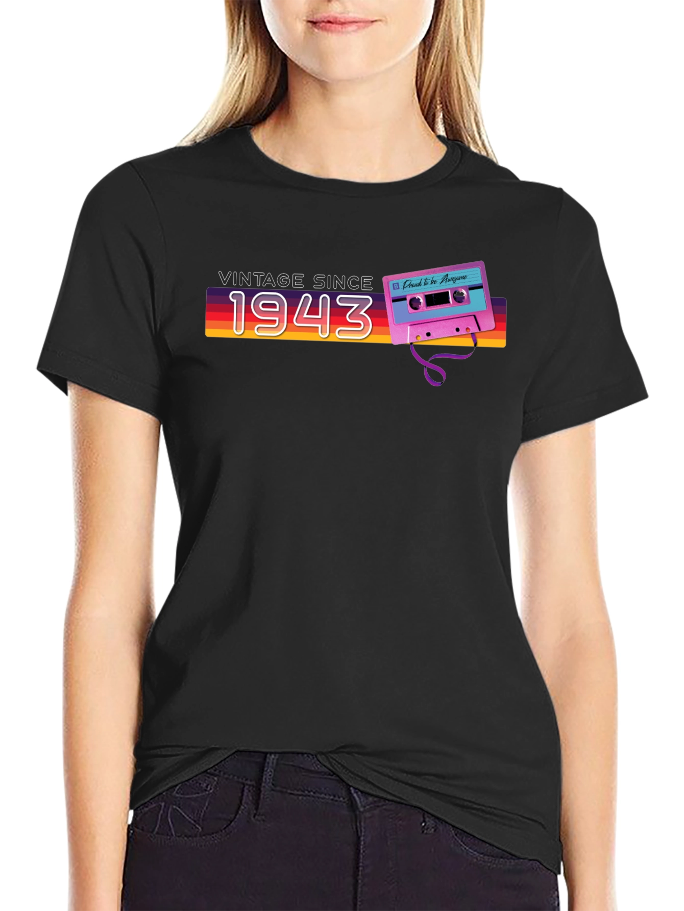 Vintage Since 1943 Cassette Tape T-Shirt