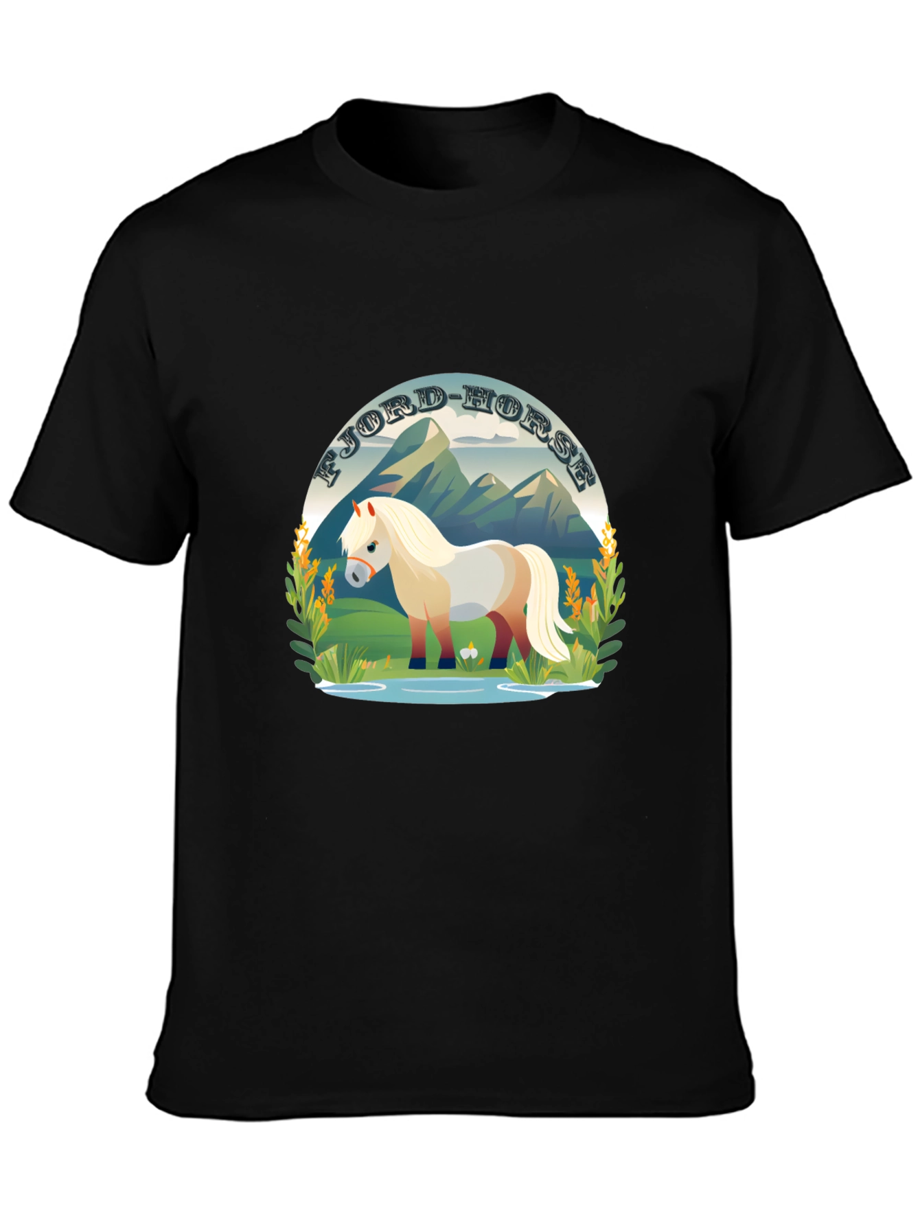 Fjord Horse T-Shirt - Cute Horse Design
